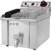 Beckers Friggitrice Elettrica FBR9 Vasca Singola con Rubinetto - Capacità Lt 9