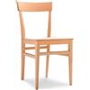 Ristosubito Sedia da interno TESR Struttura in legno Seduta in legno Modello 1041-C25