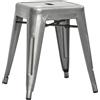 Ristosubito Sgabello impilabile da interno TESR Struttura in metallo verniciato e vernice trasparente Modello 1264-C10T Dim. cm L.30 P.30 H.45