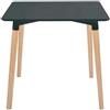 Ristosubito Tavolo da interno TESR Struttura in legno e acciaio Piano in MDF laccato Modello 938-K54
