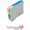 CartucceIn Cartuccia compatibile Epson T0485 Serie Cavalluccio Marino ciano chiaro
