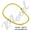 AZZURRA Elastico tubing ad anello resistenza media colore giallo - Ideale per Aerobica Yoga Pilates Stretching Riabilitazione
