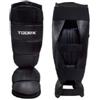 TOORX PAIO DI PARATIBIA CON PARA-PIEDE rivestimento in ecopelle Misura L/XL - Colore NERO