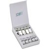 SCHIAVI SPORT Set da 10 FISCHI IN OTTONE CROMATO OLIMPIC con pallina - Misura 50 mm - Peso 15 gr