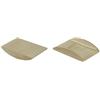 Schiavi Sport Tavola Propriocettiva Legno con Semilune, mis cm 60X40X10,5h