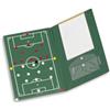 Schiavi Sport Lavagna Tattica Calcio a Libro con block-notes e pedine magnetiche incluse