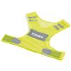TOORX Pettorina Running di Sicurezza Catarifrangente Gialla Fluo Silver, Taglia Unica