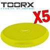 TOORX Kit Maxi Risparmio Toorx con 5 Cuscini ad aria antiscoppio Ø33 cm con pompe di gonfiaggio incluse