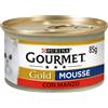 Gourmet gold mousse 85 gr Manzo Scatoletta Gatti