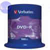 VERBATIM DVD+R 4.7GB 16x Cake 100pz VERBATIM Azo - 43551