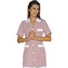 ISACCO Casacca marbella manica corta rigatino bordeaux ISACCO 031563M
