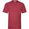 FRUIT OF THE LOOM T-shirt valueweight rosso mattone