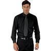 ISACCO Camicia unisex nera ISACCO 062301