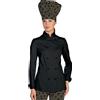 ISACCO Giacca Cuoca Lady extra light nera ISACCO 057531