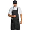 ISACCO Grembiule pettorina nero ISACCO 087001