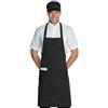 ISACCO Grembiule pettorina vienna nero ISACCO 087051