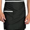 ISACCO Grembiule vita black/Bianco ISACCO 086420