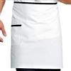 ISACCO Grembiule vita white/nero ISACCO 086301