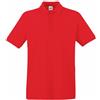 FRUIT OF THE LOOM Polo premium rossa