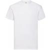 FRUIT OF THE LOOM T-shirt valueweight Bianca m/c