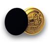 ISACCO Confezione 4 bottoni gemelli oro/nero ISACCO 123201