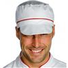 ISACCO Cappello charly Bianco profilo rosso ISACCO 077007