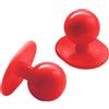 ISACCO Conf. 10 bottoni pallina rosso ISACCO 113007