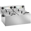 Attrezzature Professionali Friggitrice Elettrica FT88 - Vasca Doppia 8+8 Litri