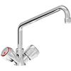 INOX BIM Rubinetto Miscelatore con Pomelli Canna cm 30