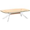KARTELL tavolino BLAST con piano rettangolare - 4096-G3