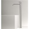 Zazzeri Miscelatore Lavabo Z316 Inox Spazzolato - Altezza Rubinetto: H. 31,2 CM