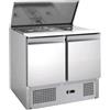 Forcar Saladette Refrigerata Statica ForCold Modello G-S900-FC per insalate in acciaio inox AISI 201 statica Gastronorm 1/1