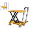 Piattaforma elevatrice manuale con ruote portata 1000 kg