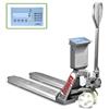 Transpallet acciaio inox con bilancia