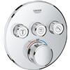 Grohe miscelatore termostatico Grohe Grohtherm SmartControl per doccia a 3 vie, finitura cromo - 29121000