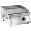 Amitek Fry top elettrico da banco Piano di cottura rigato Modello FT1R