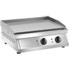 Amitek Fry top elettrico da banco Modello FT2L Piano di cottura liscio