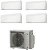 Daikin Climatizzatore BTU 7+7+18+18 FTXA20CW FTXA20CW FTXA50CW FTXA50CW 4MXM80A Quadri Split Stylish Bianco R-32 WIFI