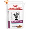 Royal Canin Cat Veterinary Diet Renal Pesce - Confezione da 85 Gr