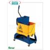 Carrello Lavapavimenti Secchio 20L Giallo mop grande 400gr. Pinza bastone  150cm