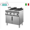 CUOCIPASTA ELETTRICO su MOBILE, 2 VASCHE INDIPENDENTI da lt.28+28,