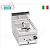 BERTOS - FRIGGITRICE a GAS 1 vasca da lt.10, Bruciatori in Vasca, Comandi Meccanici, mod.GL10B