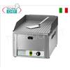 FIMAR - Fry Top a Gas Professionale da Banco, Piastra Rigata, Mod.FRY1RM