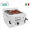 GRIGLIA PIETRA LAVICA a GAS, 1 MODULO TOP con ZONA COTTURA da mm 550X535