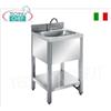 Lavamani su gambe con comando a pedale, dim. mm 500x450x850h