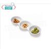 TOGNANA - ANTIPASTIERA 3 SCOMPARTI, FINGER FOOD, Collezione Party, Cm.23