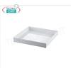 VASSOIO FINGER FOOD in plastica bianca, cm.30x30x4h