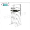 Rastrelliera per teglie pizza, capacitÃ 15 teglie, dim. cm 30,5x30,5x70h