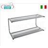 Pensile Scolapiatti INOX 304 con 2 ripiani 36+36 piatti