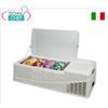 VETRINA ESPOSITIVA per GELATO da BANCO, completa di COPERCHIO